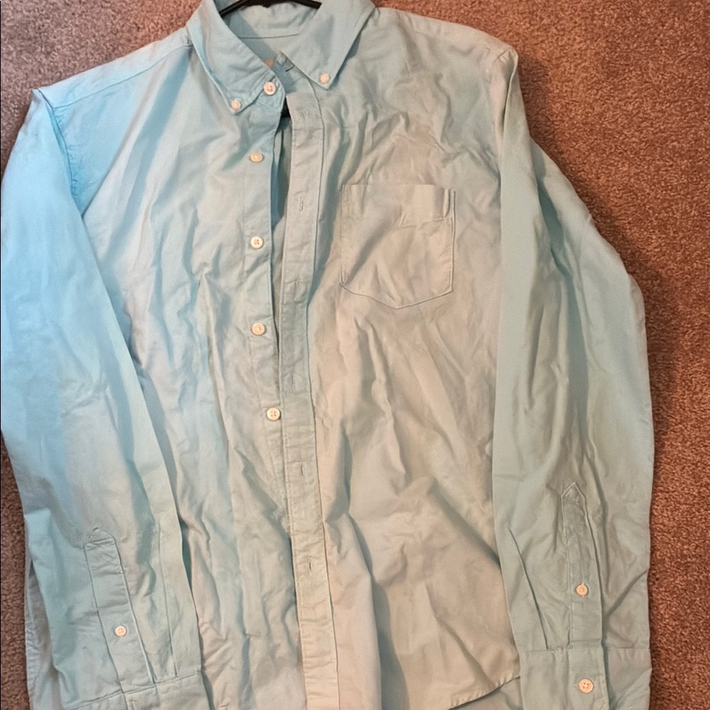American Eagle Outfitters Blue Relaxed Fit Casual Shirt men’s medium